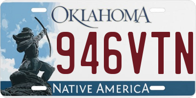 OK license plate 946VTN