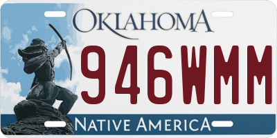 OK license plate 946WMM