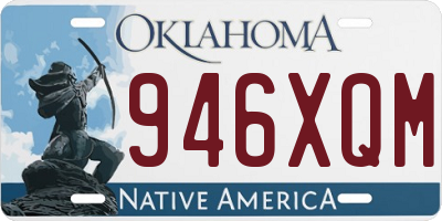 OK license plate 946XQM