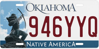 OK license plate 946YYQ