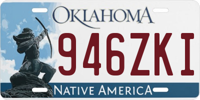 OK license plate 946ZKI