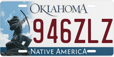 OK license plate 946ZLZ
