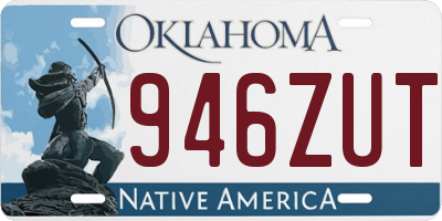 OK license plate 946ZUT