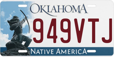 OK license plate 949VTJ