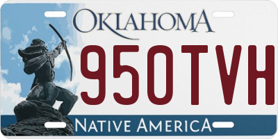 OK license plate 950TVH