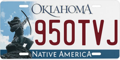 OK license plate 950TVJ