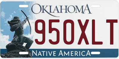 OK license plate 950XLT