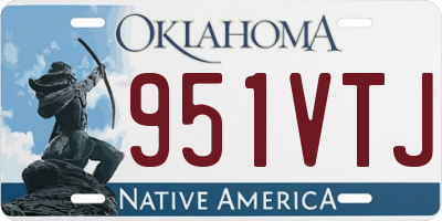 OK license plate 951VTJ