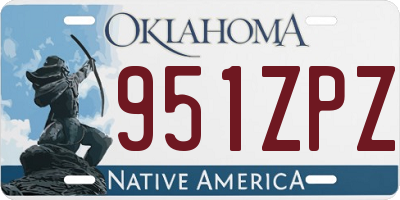 OK license plate 951ZPZ