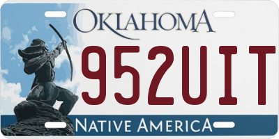 OK license plate 952UIT