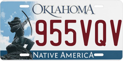 OK license plate 955VQV