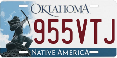 OK license plate 955VTJ