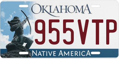 OK license plate 955VTP