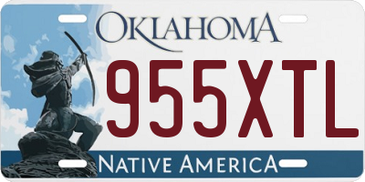 OK license plate 955XTL