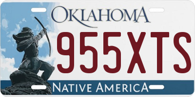 OK license plate 955XTS