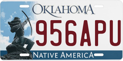 OK license plate 956APU