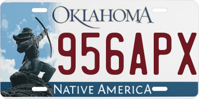 OK license plate 956APX