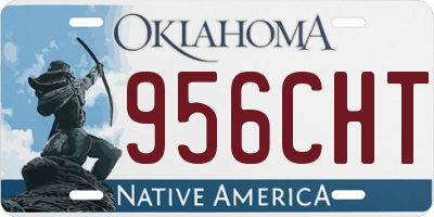 OK license plate 956CHT