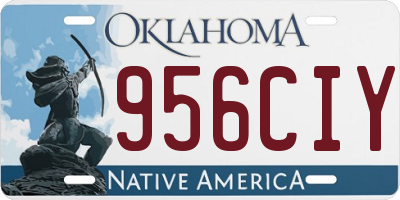 OK license plate 956CIY