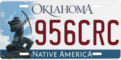 OK license plate 956CRC