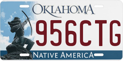 OK license plate 956CTG