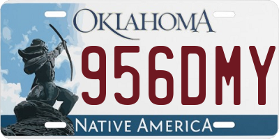 OK license plate 956DMY