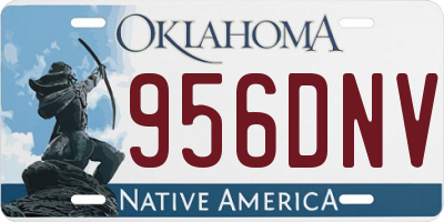 OK license plate 956DNV