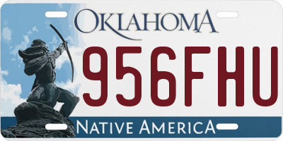 OK license plate 956FHU