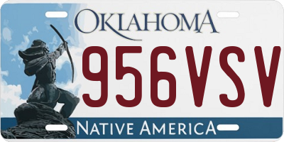 OK license plate 956VSV