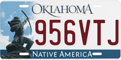 OK license plate 956VTJ