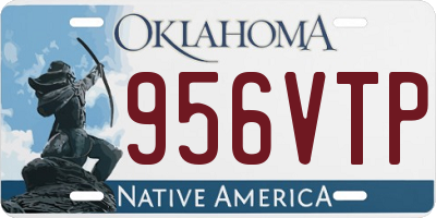 OK license plate 956VTP