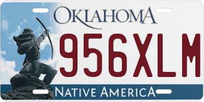 OK license plate 956XLM