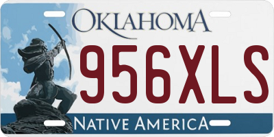 OK license plate 956XLS