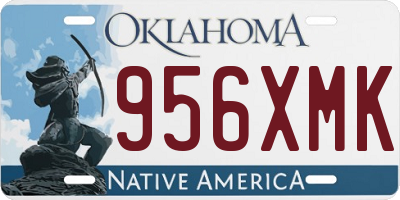 OK license plate 956XMK
