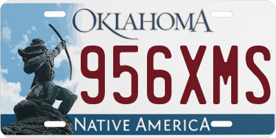 OK license plate 956XMS
