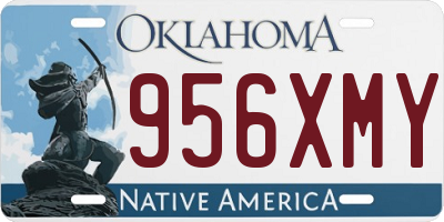 OK license plate 956XMY