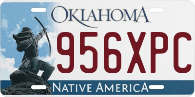 OK license plate 956XPC