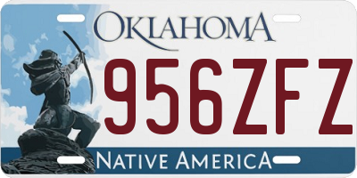 OK license plate 956ZFZ