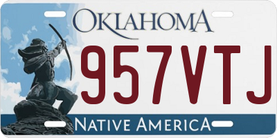 OK license plate 957VTJ