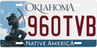 OK license plate 960TVB