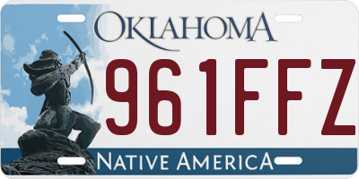 OK license plate 961FFZ