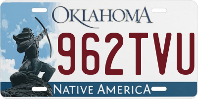 OK license plate 962TVU