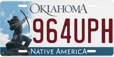 OK license plate 964UPH