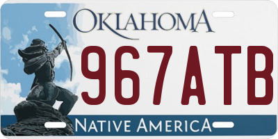 OK license plate 967ATB