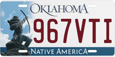 OK license plate 967VTI