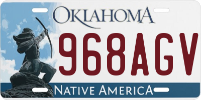 OK license plate 968AGV