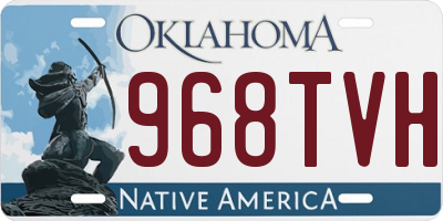 OK license plate 968TVH