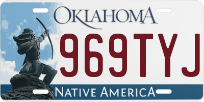OK license plate 969TYJ