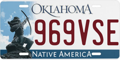 OK license plate 969VSE