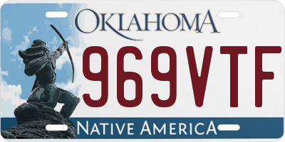 OK license plate 969VTF